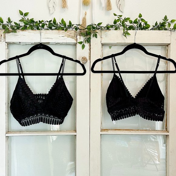 BLACK Lace Bralette - Picture 2 of 4